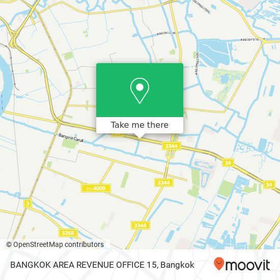 BANGKOK AREA REVENUE OFFICE 15 map