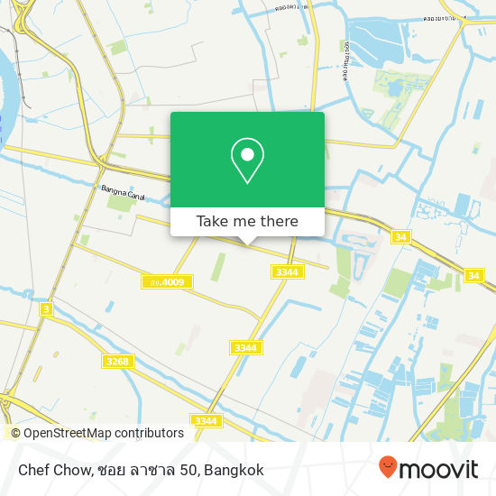 Chef Chow, ซอย ลาซาล 50 map