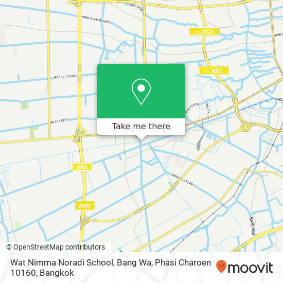 Wat Nimma Noradi School, Bang Wa, Phasi Charoen 10160 map