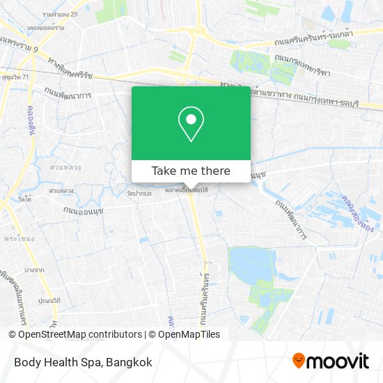 Body Health Spa map