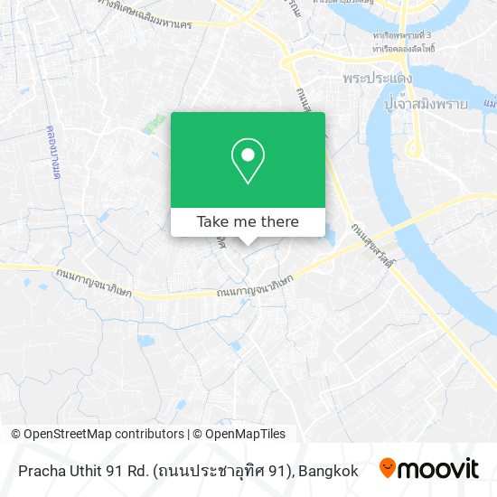 Pracha Uthit 91 Rd. (ถนนประชาอุทิศ 91) map