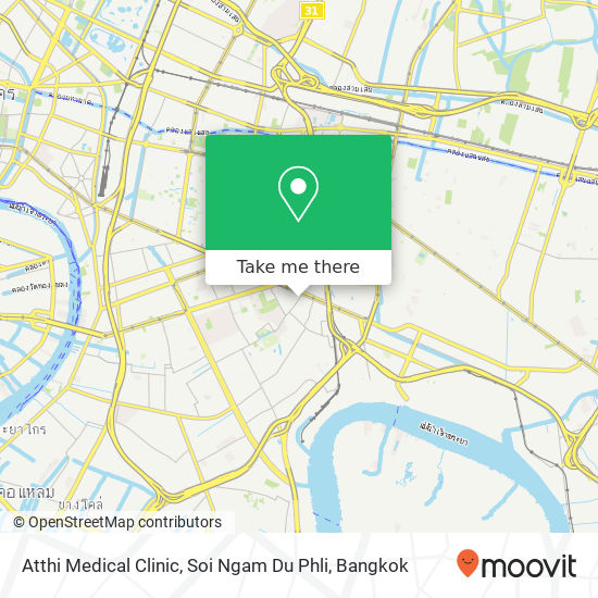 Atthi Medical Clinic, Soi Ngam Du Phli map