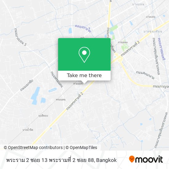 พระราม 2 ซอย 13 พระรามที่ 2 ซอย 88 map