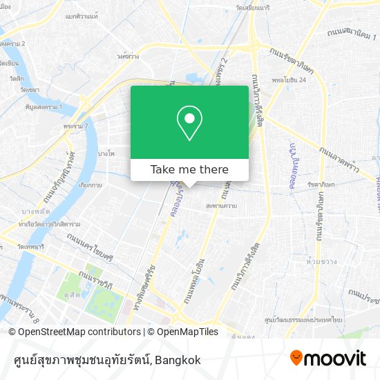 ศูนย์สุขภาพชุมชนอุทัยรัตน์ map