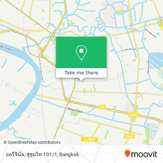 ออริจินัล, สุขุมวิท 101/1 map