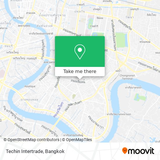 Techin Intertrade map