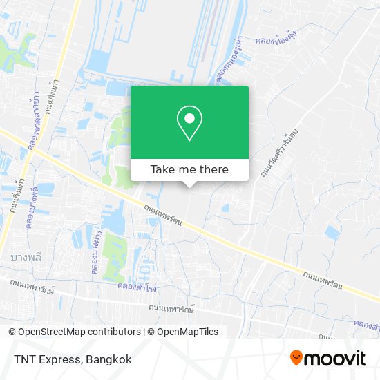 TNT Express map