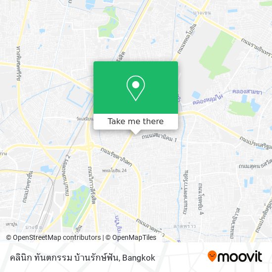 คลินิก ทันตกรรม บ้านรักษ์ฟัน map