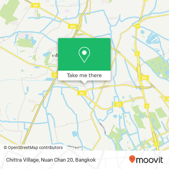 Chittra Village, Nuan Chan 20 map