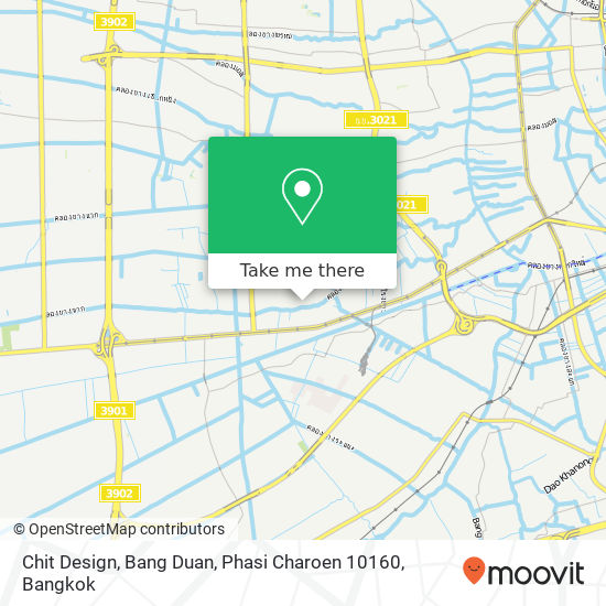 Chit Design, Bang Duan, Phasi Charoen 10160 map