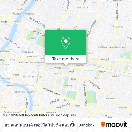 ฮวกแอนด์แบงค์ เซอร์วิส โปรดัค แอปเปิ้ล map