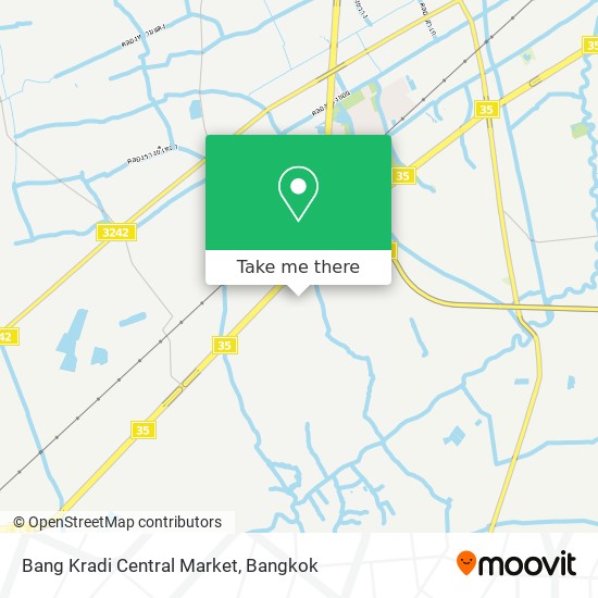 Bang Kradi Central Market map
