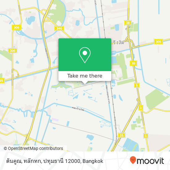 ต้นคูณ, หลักหก, ปทุมธานี 12000 map