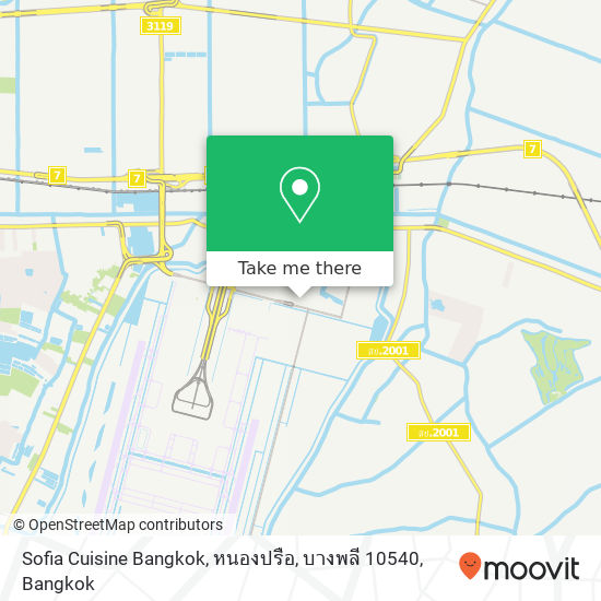Sofia Cuisine Bangkok, หนองปรือ, บางพลี 10540 map