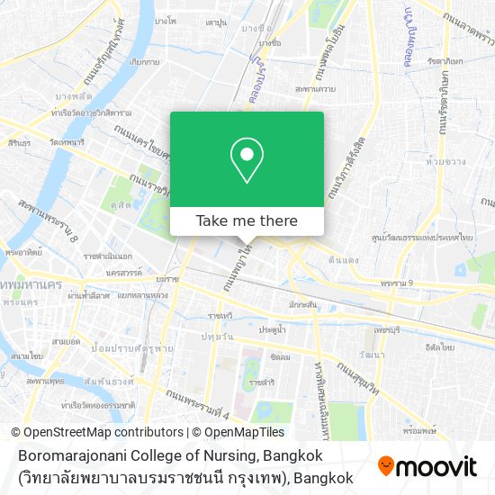 Boromarajonani College of Nursing, Bangkok (วิทยาลัยพยาบาลบรมราชชนนี กรุงเทพ) map