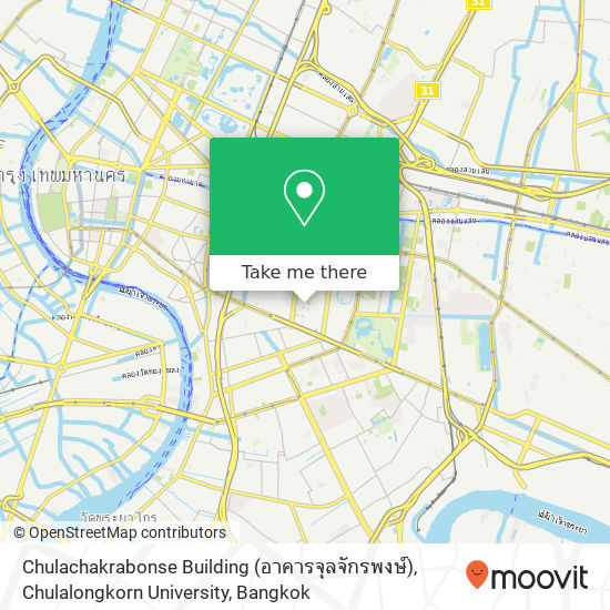 Chulachakrabonse Building (อาคารจุลจักรพงษ์), Chulalongkorn University map