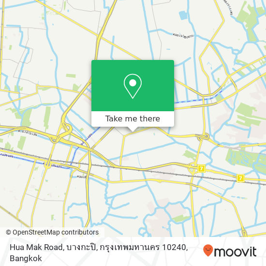 Hua Mak Road, บางกะปิ, กรุงเทพมหานคร 10240 map