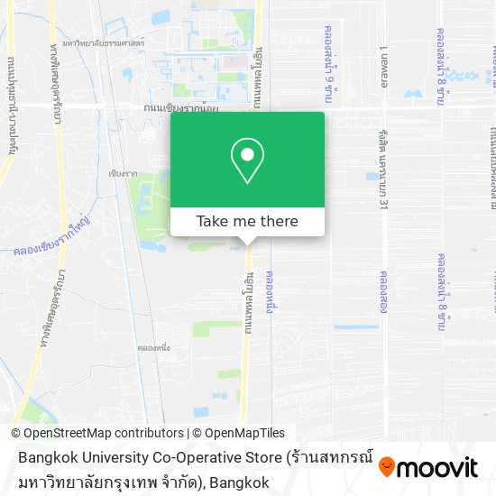 Bangkok University Co-Operative Store (ร้านสหกรณ์มหาวิทยาลัยกรุงเทพ จำกัด) map