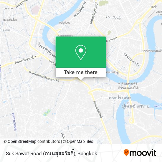 Suk Sawat Road (ถนนสุขสวัสดิ์) map