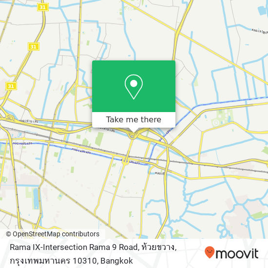 Rama IX-Intersection Rama 9 Road, ห้วยขวาง, กรุงเทพมหานคร 10310 map