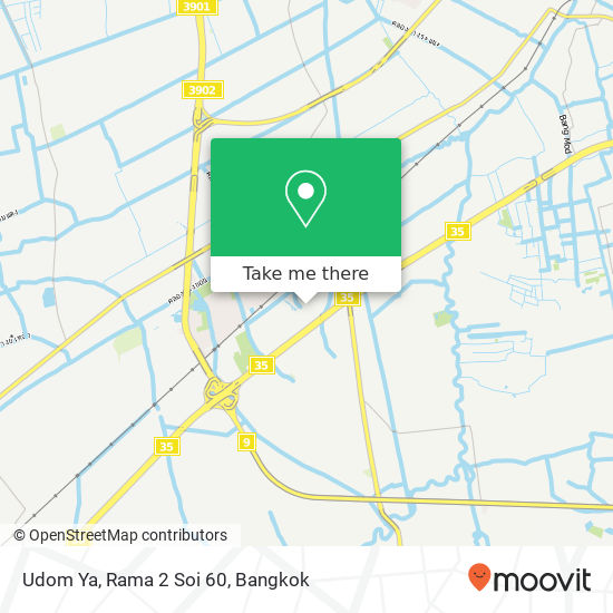 Udom Ya, Rama 2 Soi 60 map