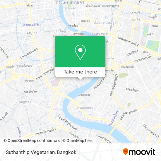 Suthanthip Vegetarian map