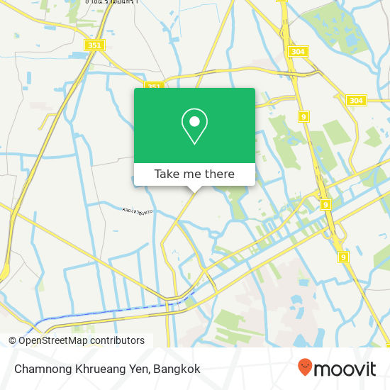 Chamnong Khrueang Yen map