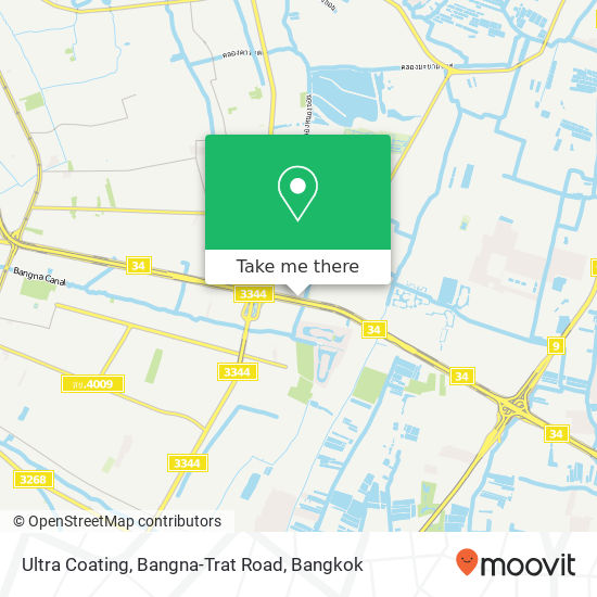 Ultra Coating, Bangna-Trat Road map