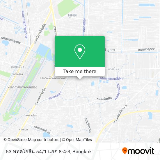 53 พหลโยธิน 54/1 แยก 8-4-3 map