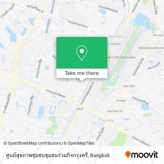 ศูนย์สุขภาพชุมชนชุมชนร่วมกิจกรุงศรี map