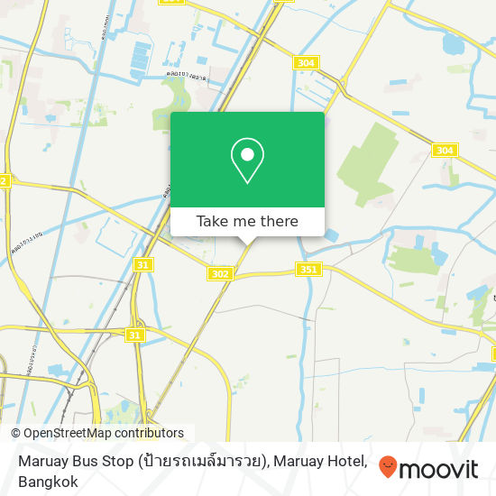 Maruay Bus Stop (ป้ายรถเมล์มารวย), Maruay Hotel map