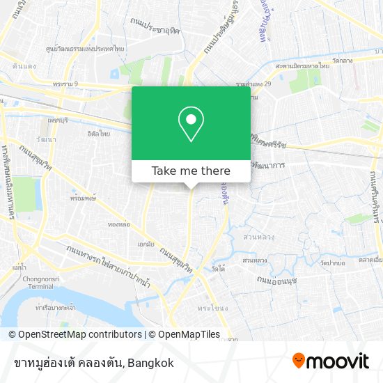 ขาหมูฮ่องเต้ คลองตัน map