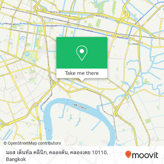 มอส เด็นทัล คลินิก, คลองตัน, คลองเตย 10110 map