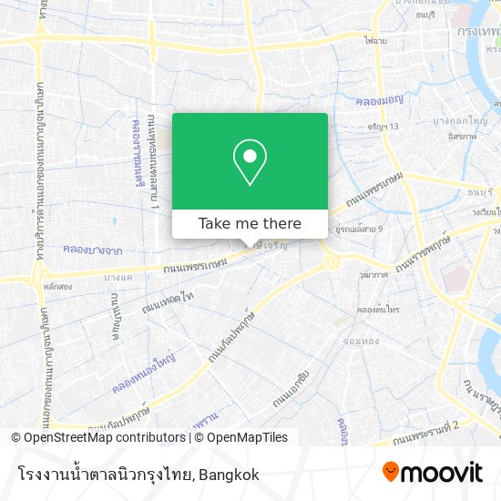 โรงงานน้ำตาลนิวกรุงไทย map