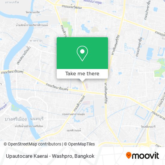Upautocare Kaerai - Washpro map