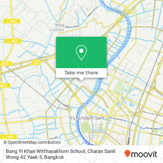 Bang Yi Khan Witthayakhom School, Charan Sanit Wong 42 Yaek 5 map