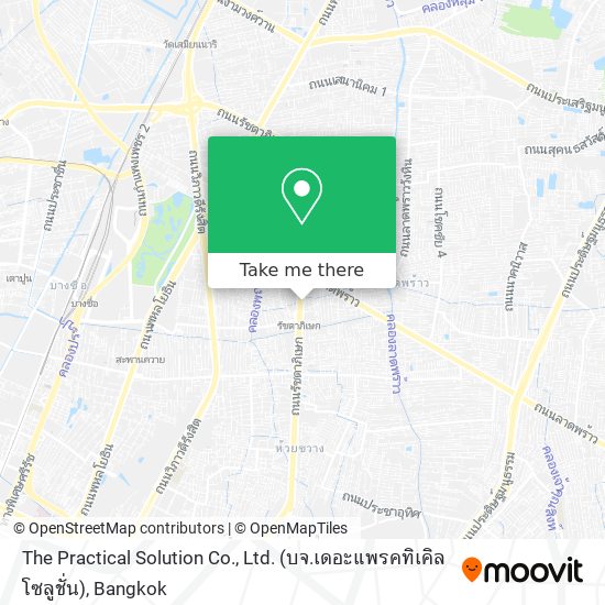 The Practical Solution Co., Ltd. (บจ.เดอะแพรคทิเคิลโซลูชั่น) map