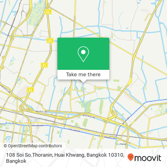 108 Soi So.Thoranin, Huai Khwang, Bangkok 10310 map