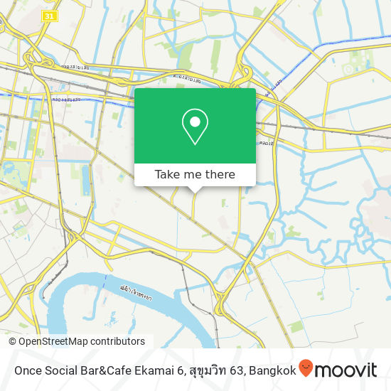 Once Social Bar&Cafe Ekamai 6, สุขุมวิท 63 map