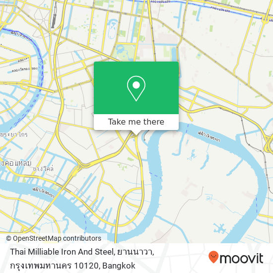 Thai Milliable Iron And Steel, ยานนาวา, กรุงเทพมหานคร 10120 map