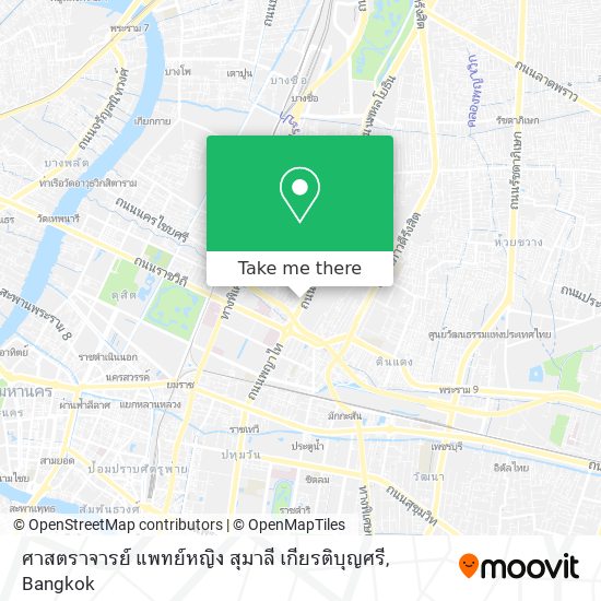 ศาสตราจารย์ แพทย์หญิง สุมาลี เกียรติบุญศรี map