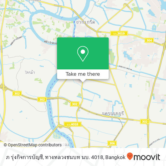 ภ รุ่งกิจการบัญชี, ทางหลวงชนบท นบ. 4018 map