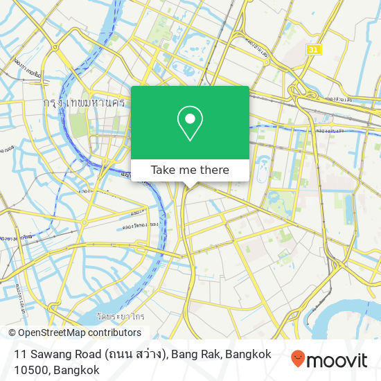 11 Sawang Road (ถนน สว่าง), Bang Rak, Bangkok 10500 map