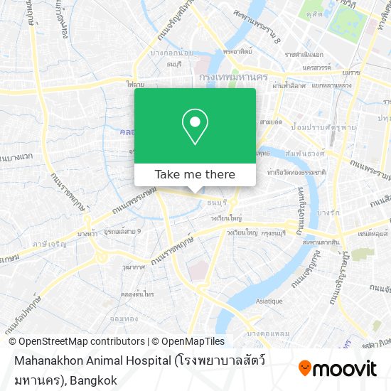 Mahanakhon Animal Hospital (โรงพยาบาลสัตว์มหานคร) map