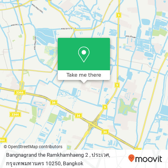 Bangnagrand the Ramkhamhaeng 2 , ประเวศ, กรุงเทพมหานคร 10250 map