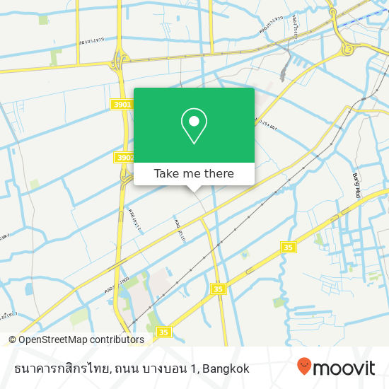 ธนาคารกสิกรไทย, ถนน บางบอน 1 map