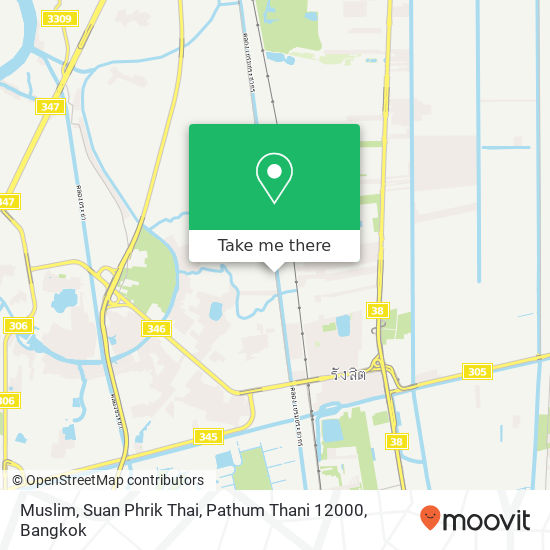 Muslim, Suan Phrik Thai, Pathum Thani 12000 map