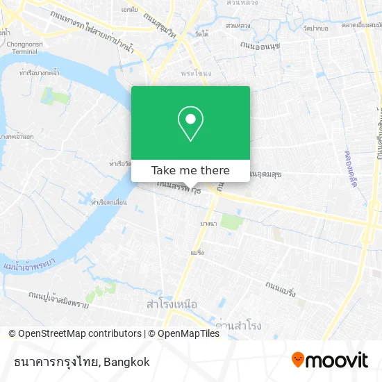 ธนาคารกรุงไทย map