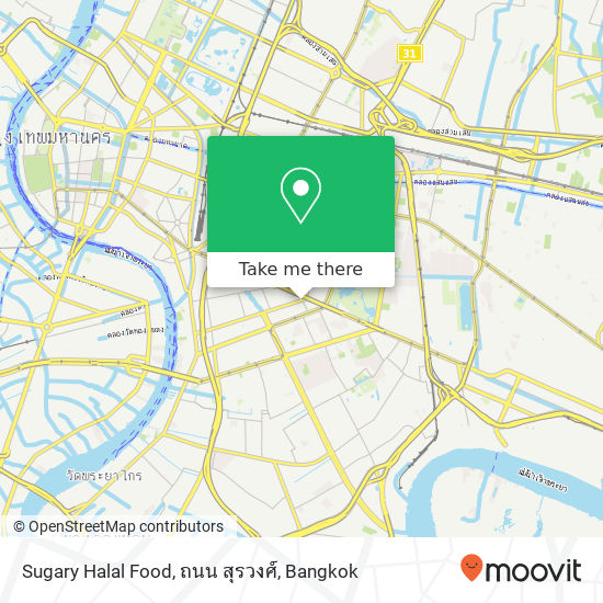 Sugary Halal Food, ถนน สุรวงศ์ map