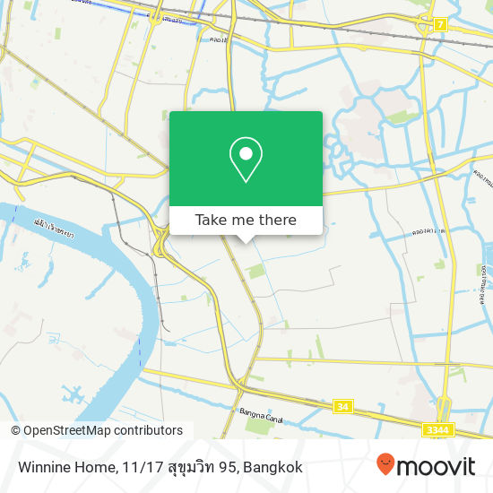 Winnine Home, 11 / 17 สุขุมวิท 95 map